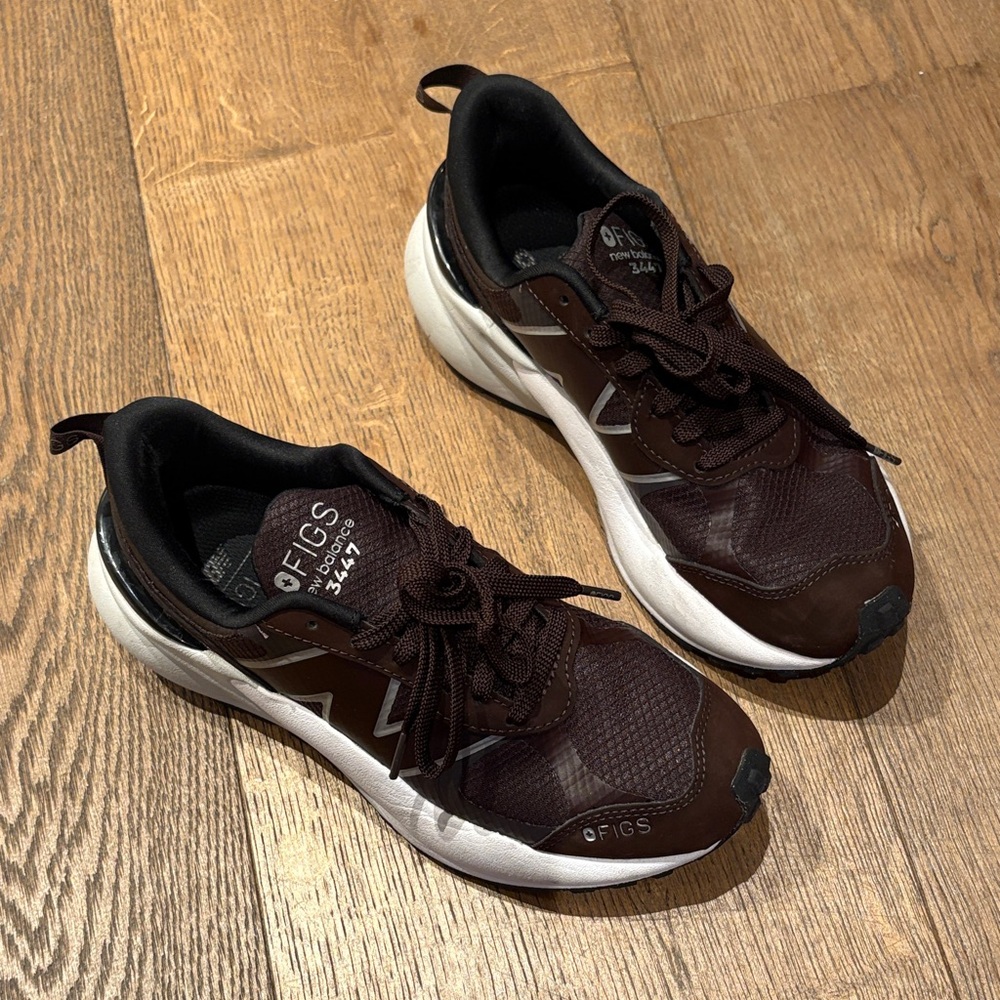 Lightly used FIGS New Balance shoes.